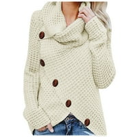 Viikei cardigan пуловери за жени плюс размер дамски пуловери жени бутон с дълъг ръкав пуловер суичър пуловер върхове блуза солидна риза