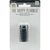 Happy Planner Discs 1.25 9 PKG Black .75
