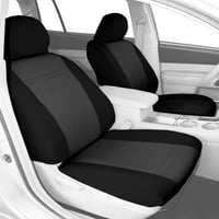 Caltrend Front Buckets Neosupreme седалки за - Hyundai Santa Fe - Hy157-03nn Вложка за въглен с черна тапицерия с черна тапицерия
