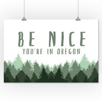 Орегон, бъди хубаво, че си в Орегон, борови дървета