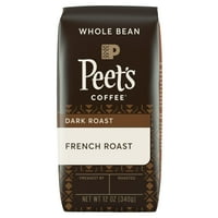 Peet's Coffee French Roast, Dark Roast Chole Bean Coffee, Oz Cage