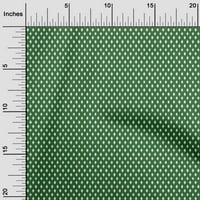 Oneoone Rayon Green Fabric Asian Block Quilting Consties Print Sheing Fabric до двора