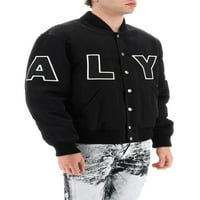 Aly 9sm Maxi Logo Bomber Jacket