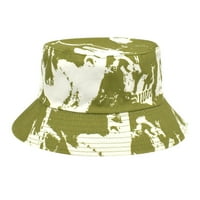 шапка на рибаря на ингуо женска вратовръзка Цвят на боя двойна едностранна шапка за басейн Мода памук кофа шапка сянка шапка