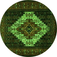Агли Компания Вътрешен Правоъгълник Персийски Зелени Традиционни Килими Площ, 2 '4'