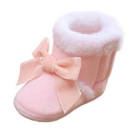 Детски футболни ботуши бебета момичета момчета топли обувки плюшени снежни ботуши меки удобни ботуши малко дете затопляне и модни обувки за малко дете обувки момичета