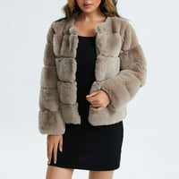 Дамски плюс размери палта и якета падат есен зимни палта h дълъг ръкав топъл жилетка женски върхове