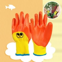 Градинарни ръкавици за деца дете, трайни предпазни ръкавици, ръкавици за боядисване, ръчно миене без плъзгане ръкавици за векове a