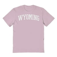 Тениска на памучната тениска на Wyoming Graphic Royal Men