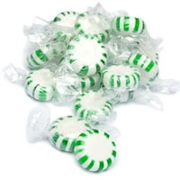 100CT SPEARMINT MINT CANDY Индивидуално опаковани мента твърди бонбони Pinwheel