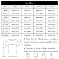 Дамски летни блузи с къс ръкав ежедневни блузи графични щампи Дамски Ризи Екипажа врата флот 4ХЛ