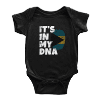 Това е в моята ДНК Бахамски флаг Държава Гордост Бебе ромперс бебе боди