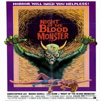 Night of the Blood Monster - Филмов плакат