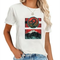 Лео зодиакален знак ретро рожден ден астрология мека и удобна женска графична тройника, модна тениска за лято бяло 4xl