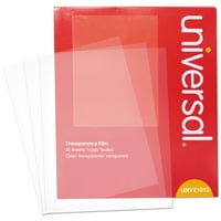 Универсални прозрачни листове, цветен лазер, буква, чисти, -unv21012
