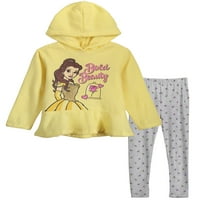 Disney Beauty and the Beast Princess Belle Baby Baby Girls Pullover с качулка с качулка