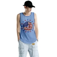 Топс 4 юли Ден на независимостта Мъже ризи Модна лятна тениска Евтини тениски, унизионни долни ризи
