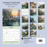 Томас Кинкейд градините на благодатта с Писанието стенен календар