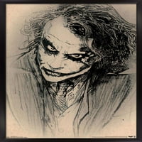 Филм на комикси - The Dark Knight - The Joker - Sketch Wall Poster, 14.725 22.375