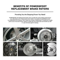 Комплект за предни спирачки и ротори на PowerSport