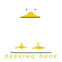 Peeking Duck Poster Print от Leo Posillico