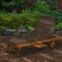 Евкалипт Grandis Wood Reclining Sun Lounger, шоколад