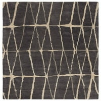 Jaipur Living Botticino Ръчно изработен геометричен сив крем килим