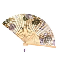 Solacol китайски фенове сгъваем вентилатор винтидж сгъване на ръката вентилатора китайски танцови партии джобни подаръци
