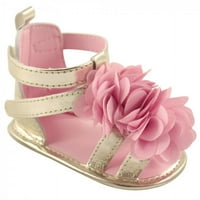 Luvable Friends Baby Girl Crib обувки, злато, 0- месеца