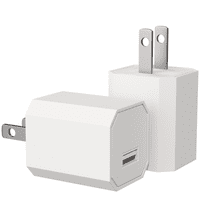5V 1A MINI Universal Portable Home Travel Adapter USB стена зарядно зарядно вероподобно разнообразие - бяло