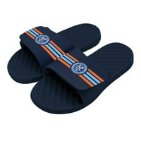 Мъжки Islide Navy New York City FC Stripe Slide Sandals