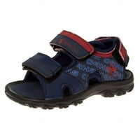 Beverly Hills Polo Club Boys Sport Sandals - Navy Red, 10