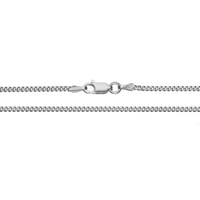 Luxury Chain Co. Sterling Silver Italian Curb Chain Cheel, 20