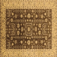 Ahgly Company Indoor Rectangle Oriental Brown традиционни килими, 6 '9'
