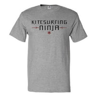 Кайтсърфинг нинджа тениска забавен подарък за тройник
