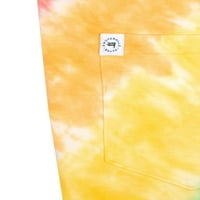 Swovie Shorts - Unise Super Soft Sweatpant Growns - Rainbow Stripe Tie Dye