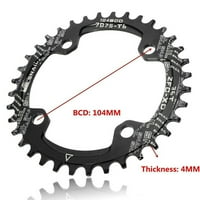 Mingyiq Snail 104BCD 32T 34T 36T 38T 40T 42T MTB Bike Chainring тесна широка верига на колело