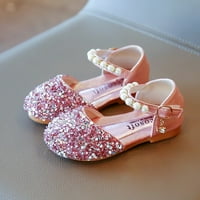 Fattazi bling bowknot деца бебе сандали единични обувки принцеса перли момичета бебешки обувки
