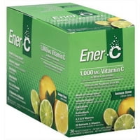Енерк ефервесцентна прахообразна напитка микс, витамин С, мг, лимон лайм, КТ