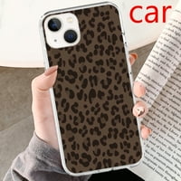 Готин леопардов печат мек прозрачен калъф за телефон за iPhone mini xs pro ma xr se plus