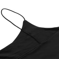 Жените Тениска Прашка Плътен Цвят Тънък Нисък Гръден Резервоар Тънък Реколта Върхове Дами Лято Кухи Обратно Блузи