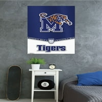 Колеж - Университета на Мемфис тигри-лого плакат