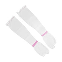 DOMQGA компресионни чорапи 15 -Hg крак Подуване на облекчаване на компресиране на чорапи за варикозни вени бели S, 15 -hg компресионни чорапи, чорапи с висока компресия