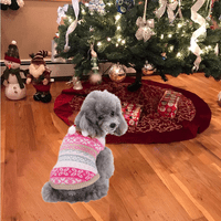Коледни празнични празнични кучета пуловер за кученце малки кучета ， сладък коледен подарък за кученце коте