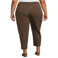 Време и Тру Дамски средни възход прави панталони полезност, 27 греда, размери 2-20