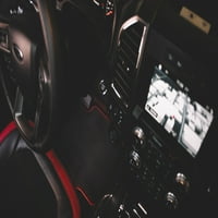 Рам пикап черен с червен кант килим Автомобилни стелки стелки, потребителски годни за 2008, 2009, 2010, 2011, 2012, 2013, 2014, 2015, , 2017, - стелки за шофьори и пътници