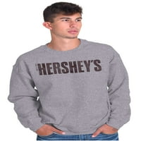 Hershey's Chocolate Candy Bar Wrapper Sweatshirt за мъже или жени Brisco Brands s