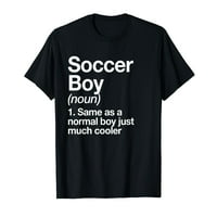 Определение на футболното момче забавна спортна тениска