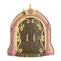 Loopsun Fall декорации за дома 3d Diy Garden Dree Doors Miniature Decoration Tale Tale Mini Gift for Kids