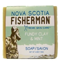 Fisherman Fisherman Bar Soap, Fundy Clay & Mint, 4. Oz